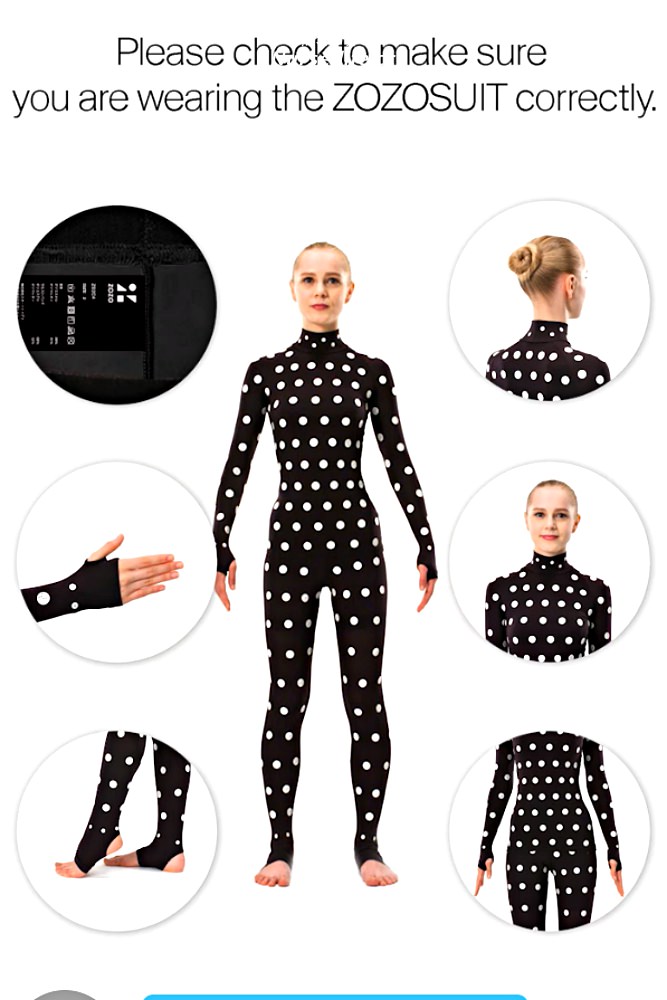 日本時尚網購平台ZOZO推出ZOZOSUIT點點緊身衣．網購衣褲也能量身訂做 - nurseilife.cc
