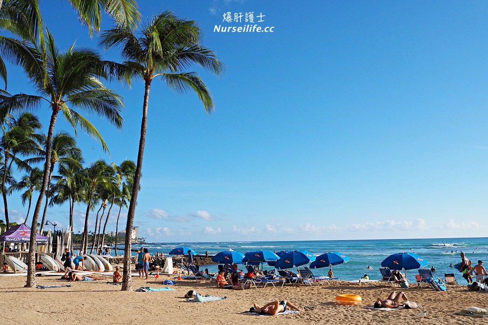 夏威夷檀香山威基基海灘 Waikiki Beach．躺下就贏了！ - nurseilife.cc
